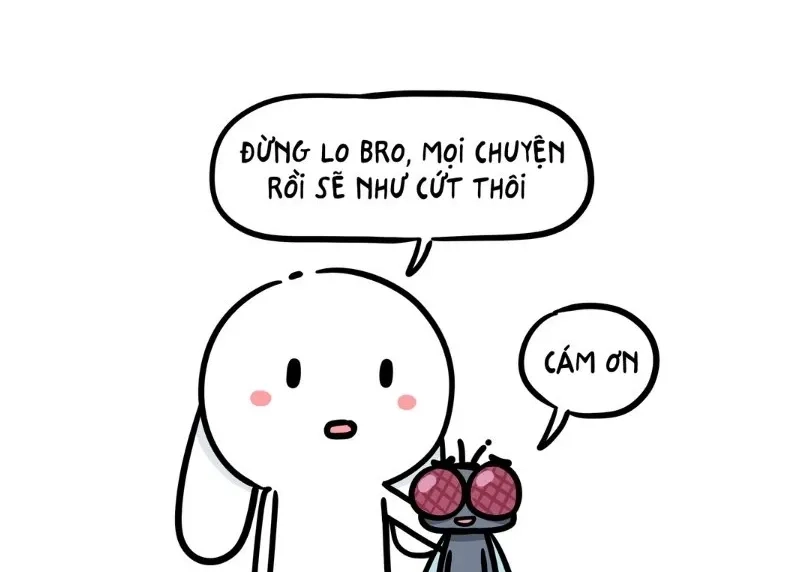 Dễ thương thỏ snowball meme giúp bạn xua tan căng thẳng.