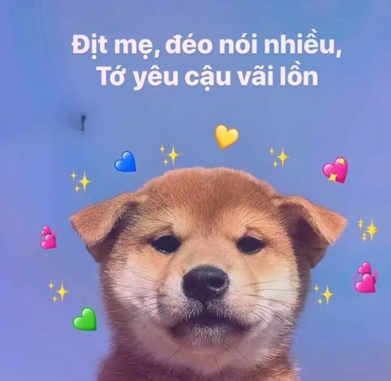 Tỏ tình cực ngọt ngào với meme yêu anh, dễ thương vô cùng!