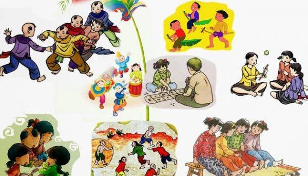  Trẻ em chơi trò “Chi chi chành chành” với bài đồng dao rộn ràng 