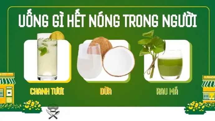Bí quyết chọn đồ uống giúp bạn mát mẻ khi bị nóng trong người
