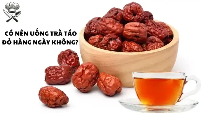 Tác dụng tuyệt vời khi uống trà táo đỏ mỗi ngày
