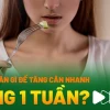 Thực đơn tăng cân cho nữ gầy: Bí quyết hiệu quả để sở hữu vóc dáng đầy đặn