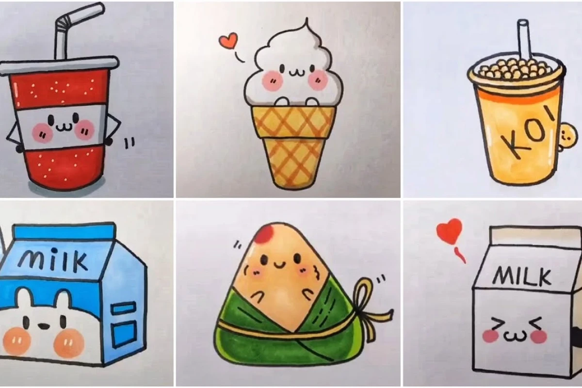 Vẽ đồ uống cute đơn giản: Hướng dẫn chi tiết và nguồn cảm hứng