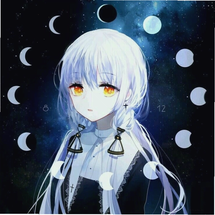 Ảnh anime girl tóc hồng với ánh mắt sắc bén