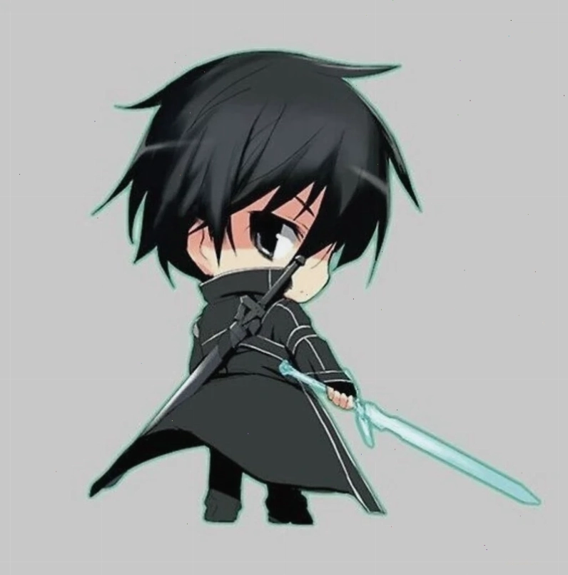 Ảnh anime Kirito phiên bản chibi