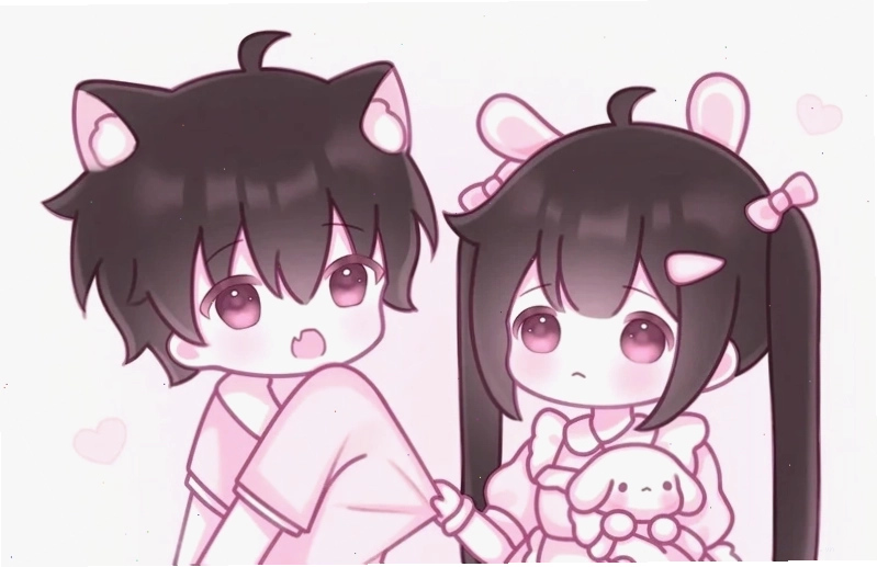 Ảnh BFF 2 người chibi