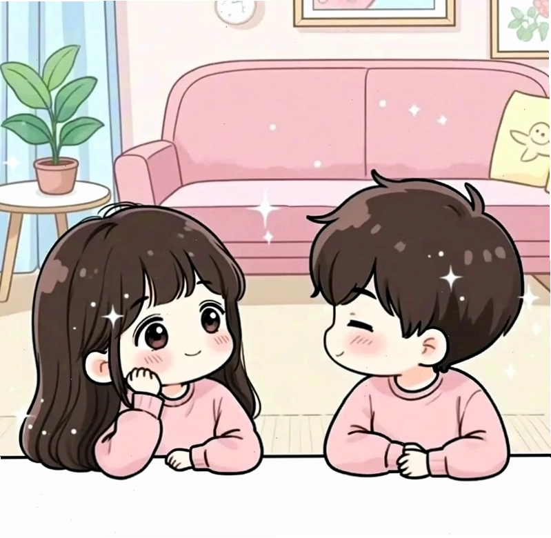 Ảnh BFF 2 người chibi dễ thương
