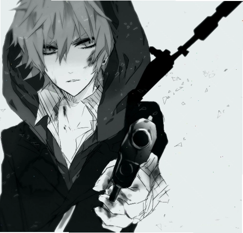 Anime boy đen trắng lạnh lùng đẹp trai nhất, ánh nhìn đầy cuốn hút