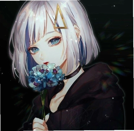 Anime nữ tóc ngắn đáng yêu