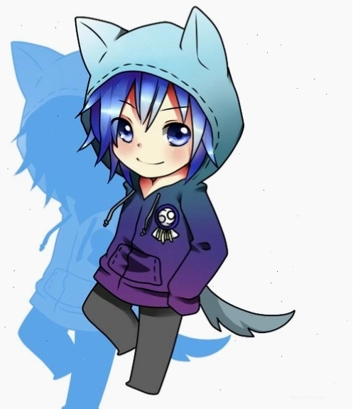 Avatar anime nam cute chibi