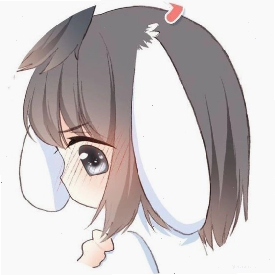 Avatar anime nữ trắng đen nghệ thuật