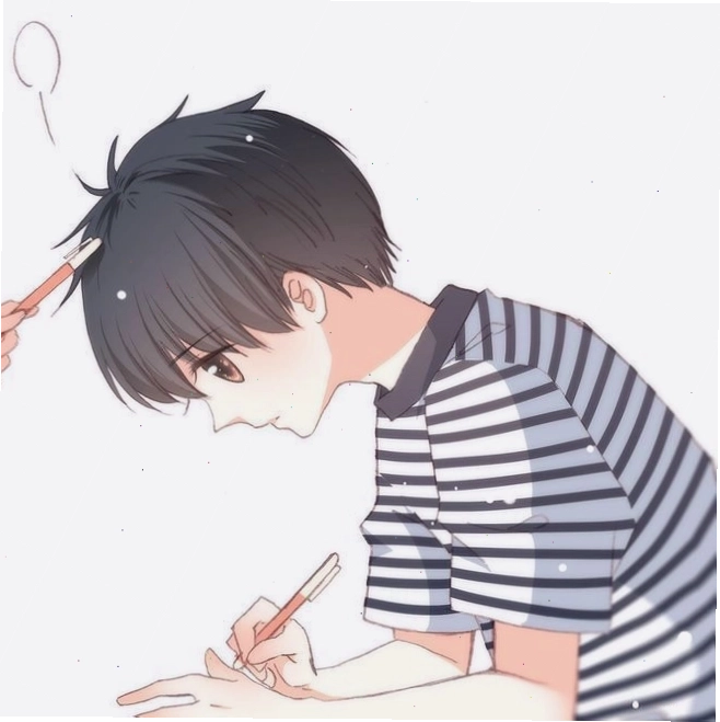 Avatar đôi anime với màu sắc tươi sáng