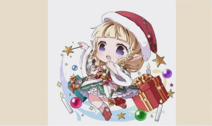 Avatar Giáng Sinh chibi dễ thương và vui nhộn