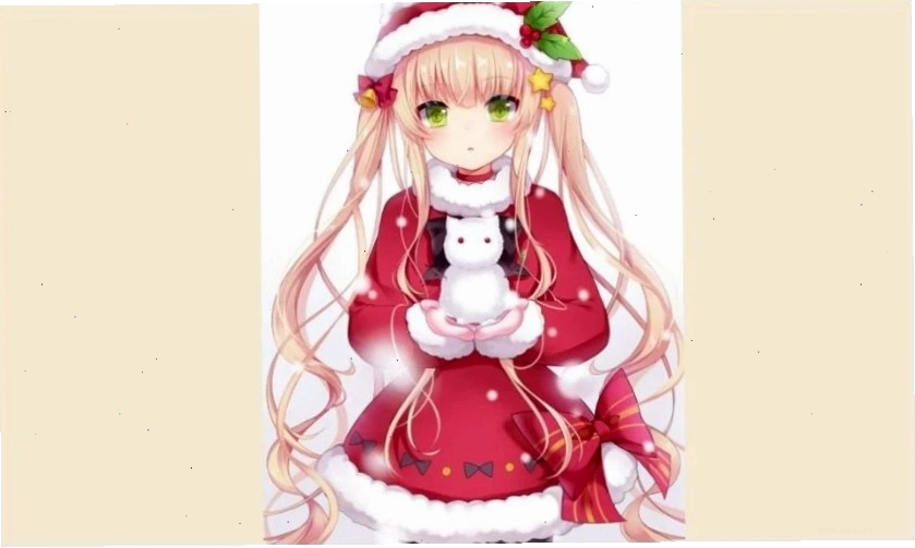 Avatar Giáng Sinh thiếu nữ anime cực kỳ dễ thương