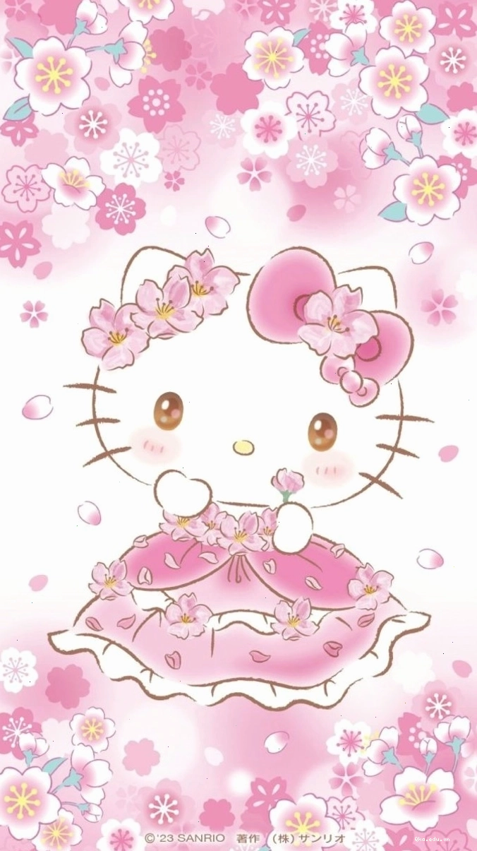 Avatar Hello Kitty cute phiên bản dễ thương với nụ cười tỏa nắng