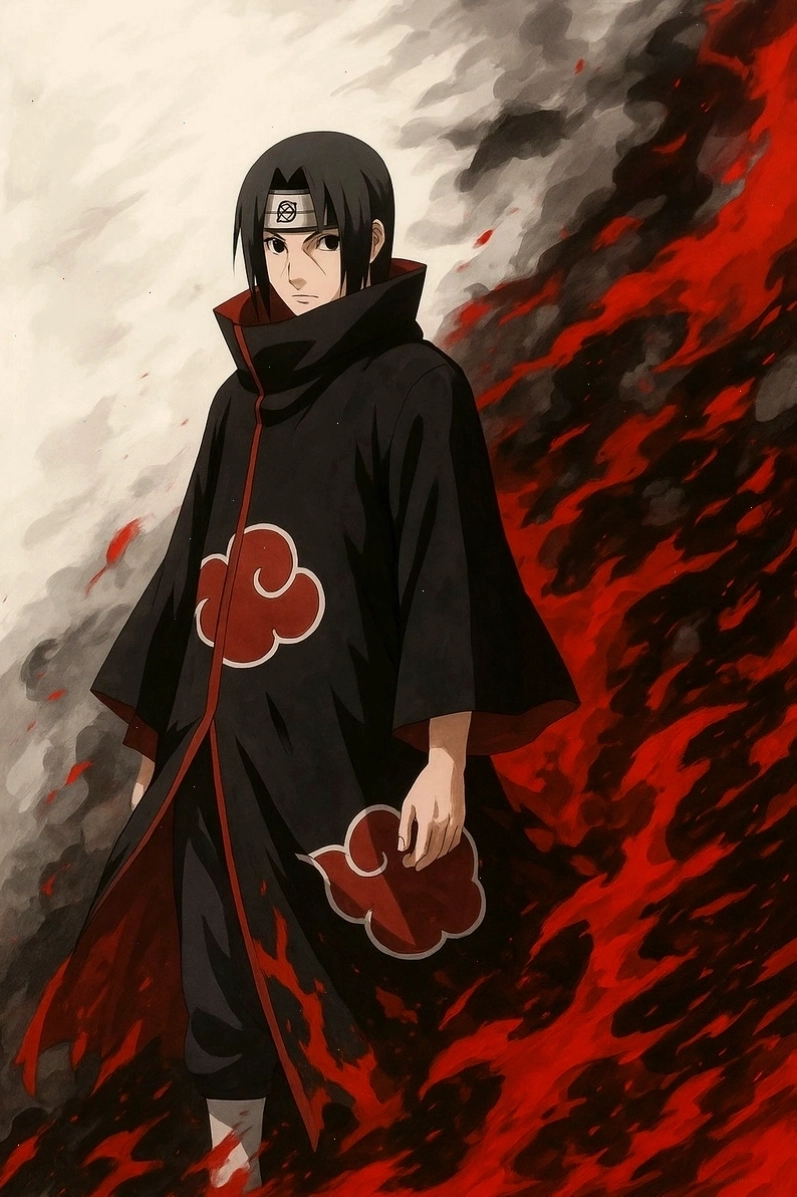 Avatar Itachi Uchiha với đôi mắt Sharingan
