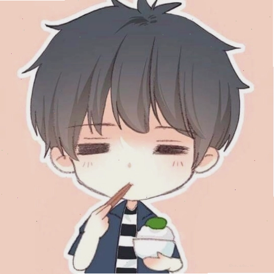 Avatar nam anime dễ thương với nụ cười tỏa nắng