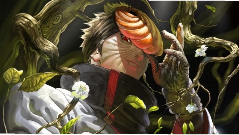 Avatar Obito ngầu với đôi mắt Sharingan rực cháy
