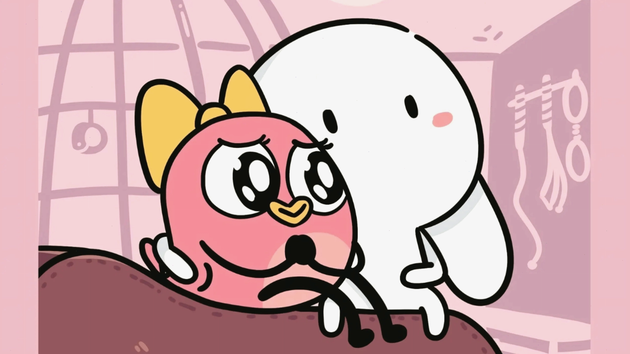 Avatar thỏ bảy màu cute với biểu cảm ngộ nghĩnh