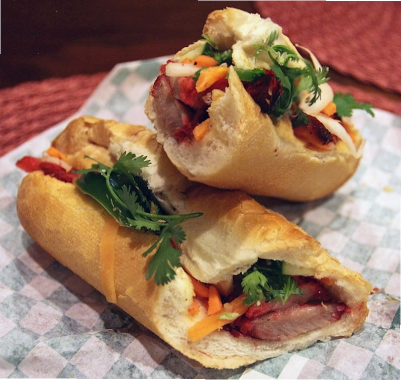 Bánh mì thịt Việt Nam thơm ngon