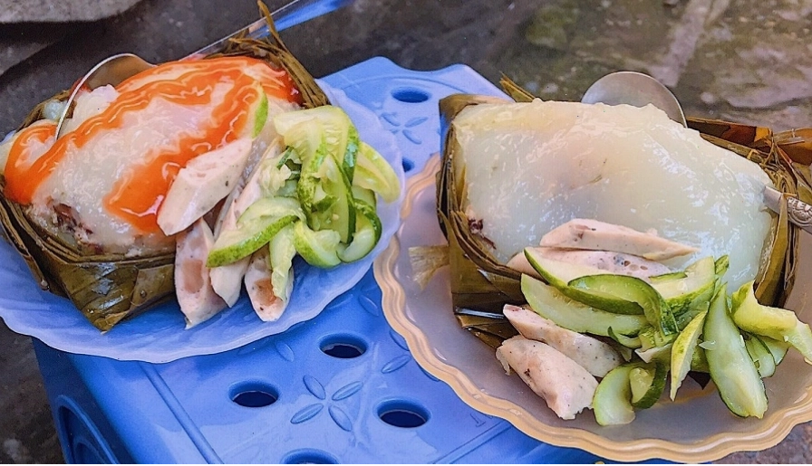 Bánh tôm Hồ Tây vàng giòn, hấp dẫn