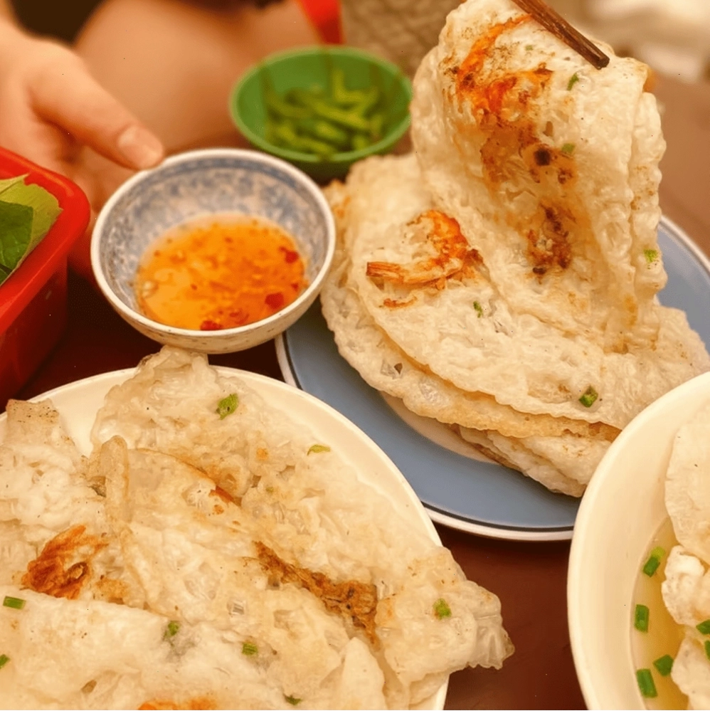 Bánh xèo Quảng Ngãi giòn rụm