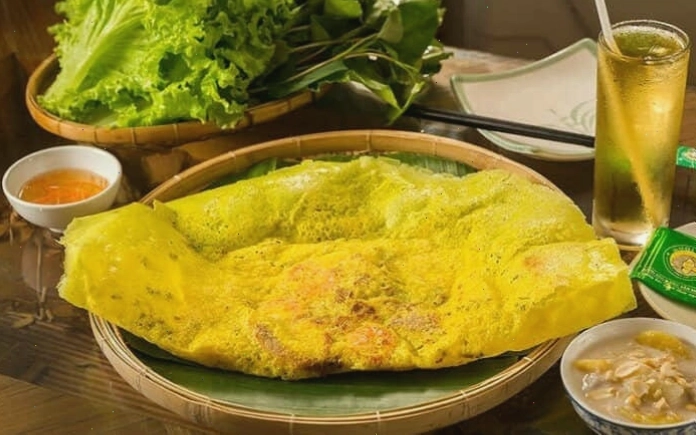 Bánh Xèo Sài Gòn - Món ăn giòn rụm, thơm lừng