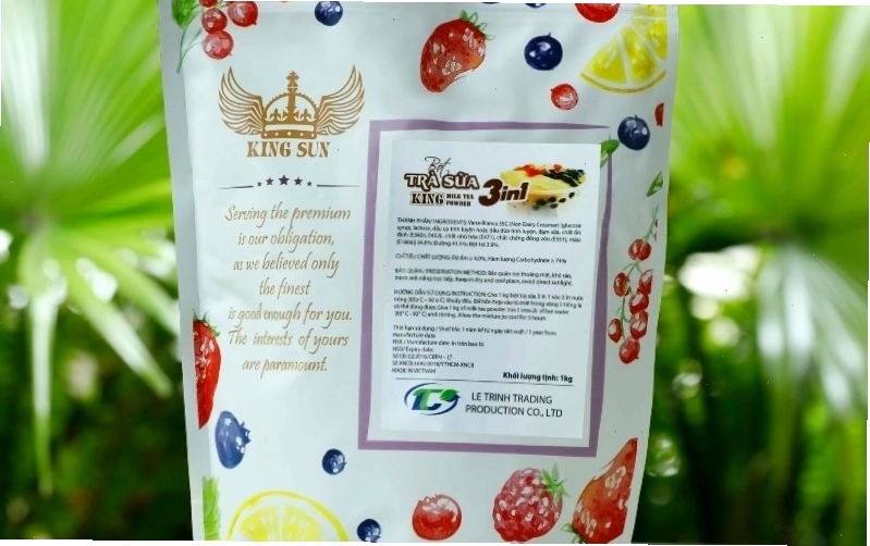 Bột sữa King - Đạt tiêu chuẩn chất lượng cho pha chế chuyên nghiệp