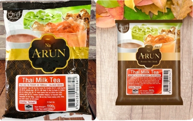 Bột trà sữa Thái đỏ Arun - Màu sắc và hương vị độc đáo