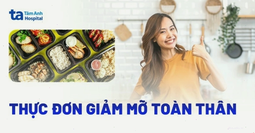 Bữa ăn đa dạng cho kế hoạch giảm mỡ toàn thân