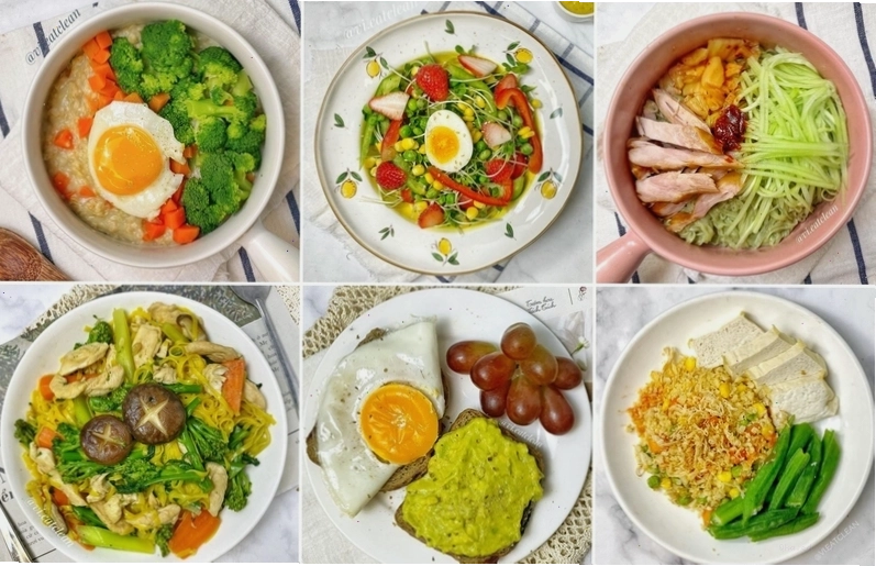 Bữa ăn Eat Clean đầy đủ dinh dưỡng cho sinh viên