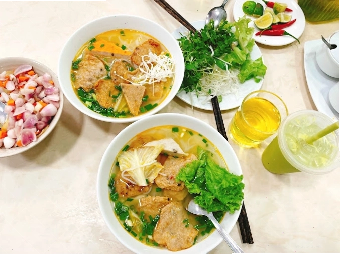 Bún chả cá Đà Nẵng, món ăn sáng quen thuộc của người dân địa phương