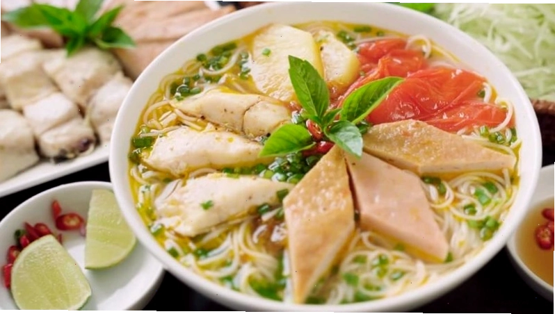 Bún chả cá Quy Nhơn đậm đà hương vị