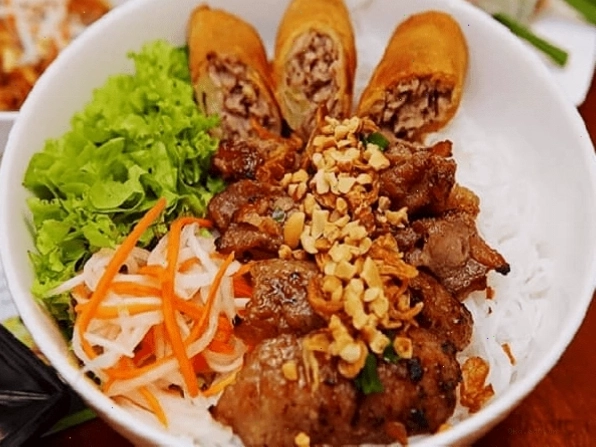 Bún Chả Giò Thịt Nướng