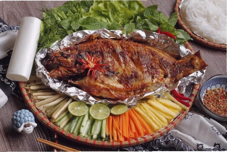 Cá nướng ớt xiêm xanh đặc sản Nha Trang hấp dẫn