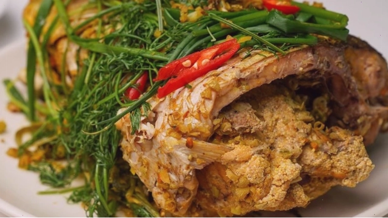 Cá trắm hấp bia thơm ngon, giữ nguyên vị ngọt tự nhiên của thịt cá