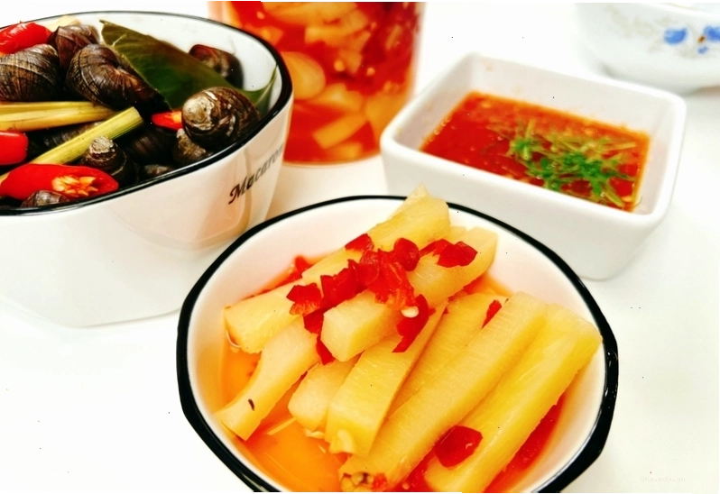 Các bước luộc và làm sạch măng tươi