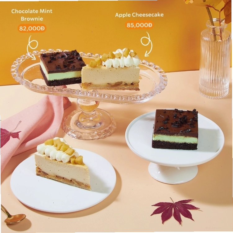 Các loại bánh ngọt đa dạng tại Starbucks