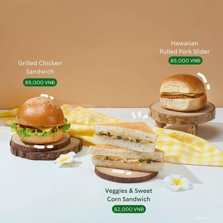 Các loại bánh sandwiches ngon miệng tại Starbucks