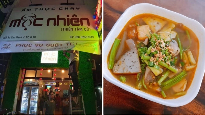 Các món ăn chay hấp dẫn tại Mộc Nhiên