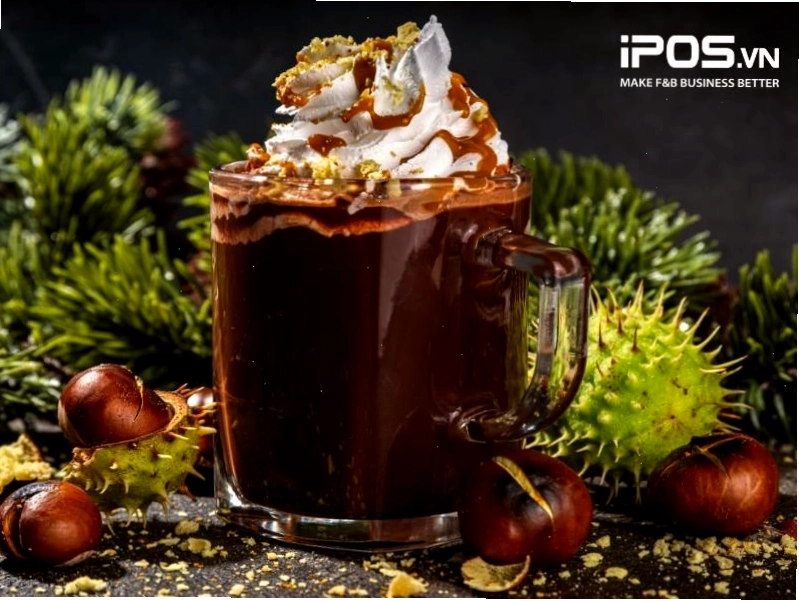 Cacao hạt dẻ nướng ấm áp và đậm đà hương vị