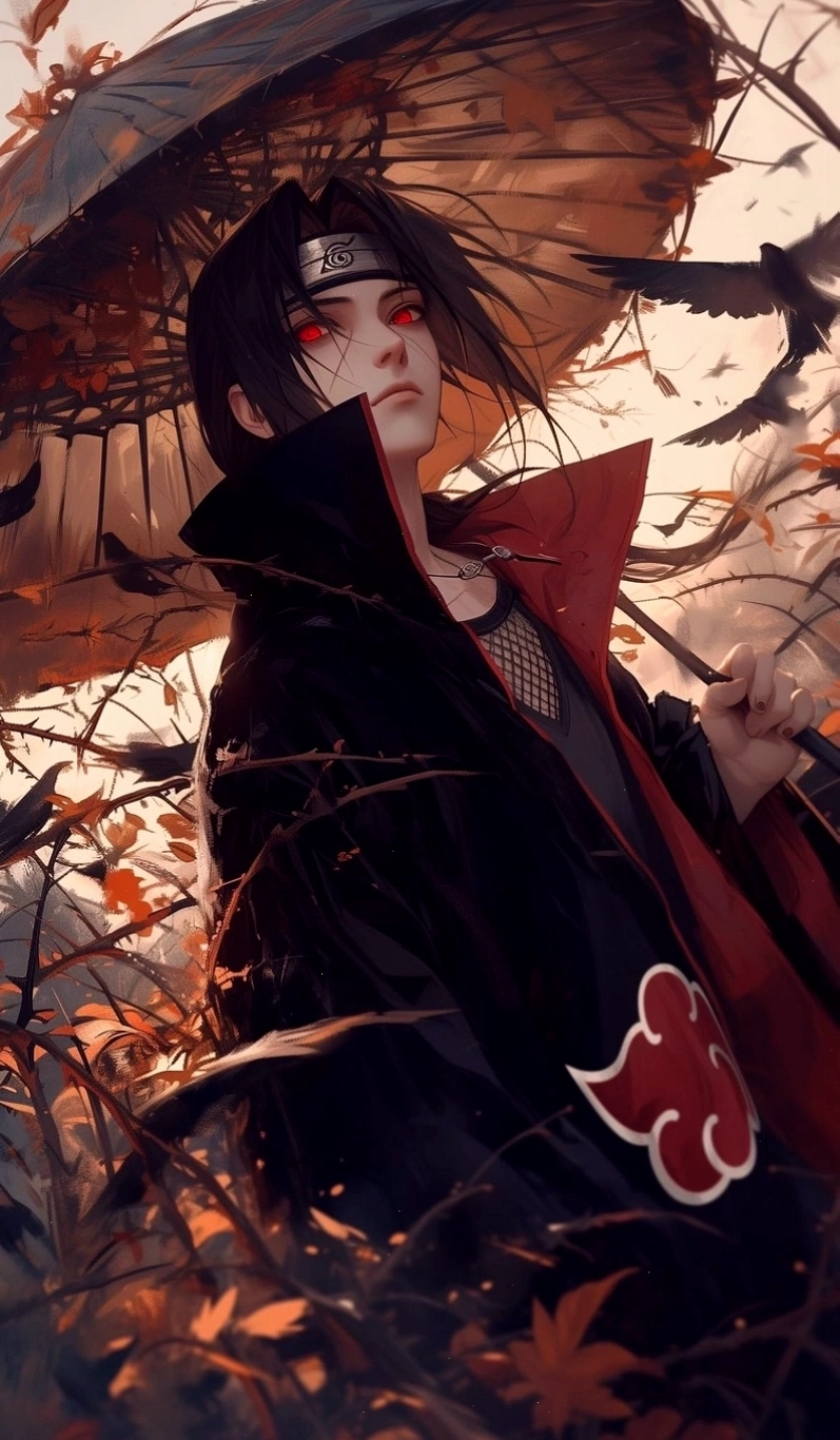 Cận cảnh đôi mắt Mangekyou Sharingan của Itachi