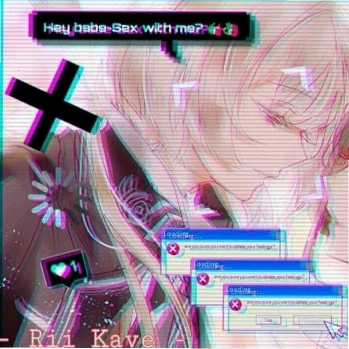 Cặp đôi anime nhìn nhau tình tứ