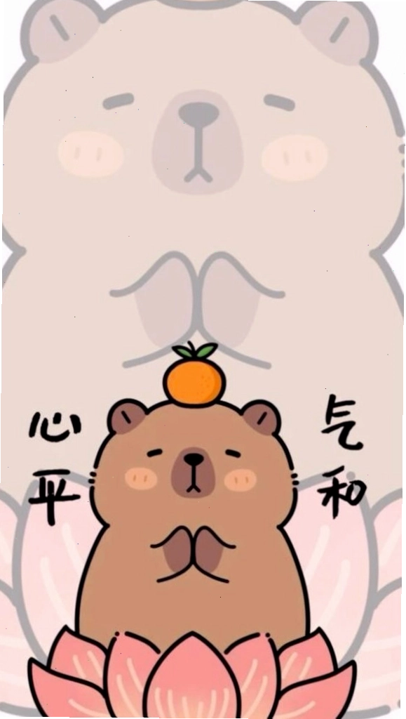Capybara ngồi thiền, giác ngộ sự vô tri đỉnh cao