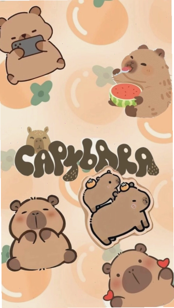 Capybara với vẻ mặt ngơ ngác lạc giữa vườn cam, tạo nên hình ảnh vô tri đáng yêu