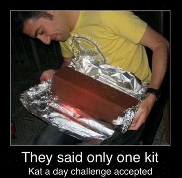 Challenge Accepted Meme Kit Kat
