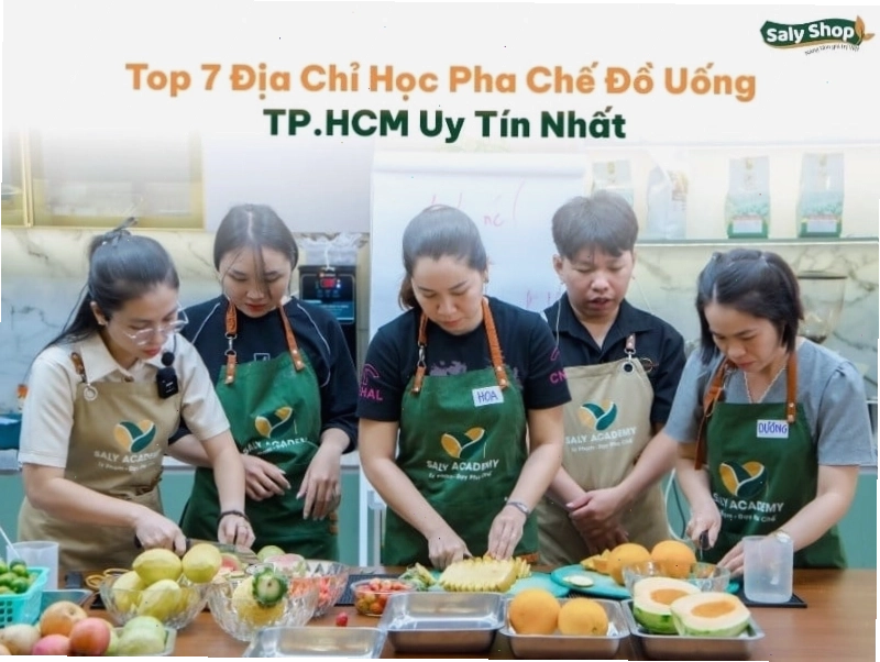 Chọn đúng địa chỉ học pha chế đồ uống tại TP.HCM