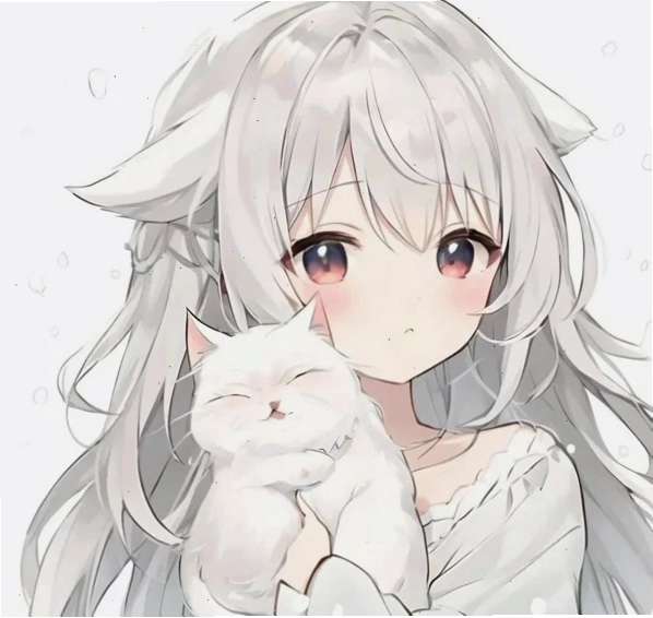 Cô gái chibi với mái tóc dài óng ả