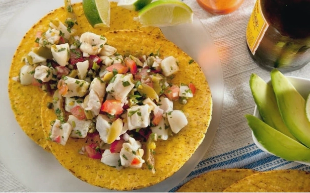 Cocktail gỏi hải sản Ceviche tươi mát và hấp dẫn