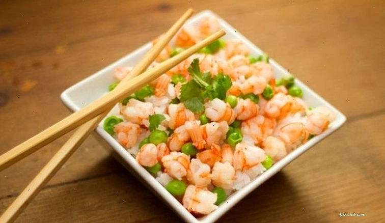 Cơm đậu Hà Lan dẻo tơi thơm ngon